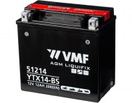 VMF Powersport Accu 12 Ampere CTX14-BS onderhoudsvrij